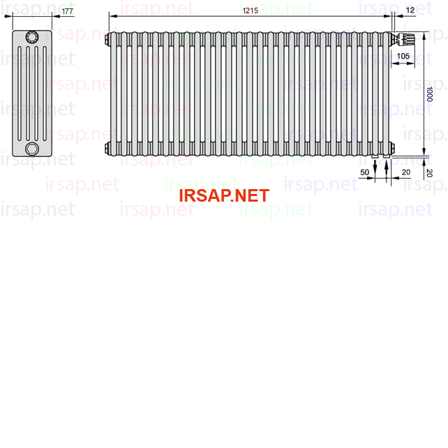 Радиатор IRSAP Tesi 51000/27 T25 CL 01